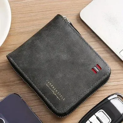 Luxury Leather Wallet Regal 4 Colors Zipper Closure thumbnail 6