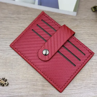 Men's Black Leather RFID Wallet with 6 Card Slots thumbnail 2