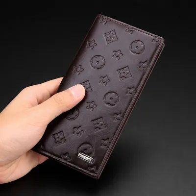 Monogram Luxe Long Wallet – Zip Around Purse with 14 Card Slots Black thumbnail 3