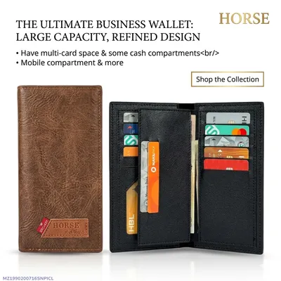 UrbanEdge Imported Leather Wallet Men's PU Leather Wallet thumbnail 1