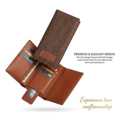 UrbanEdge Imported Leather Wallet Men's PU Leather Wallet thumbnail 5