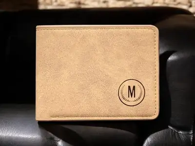 Short Leather Imported Wallet Men's Leather Wallet thumbnail 3
