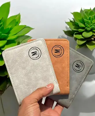 Short Leather Imported Wallet Men's Leather Wallet thumbnail 7