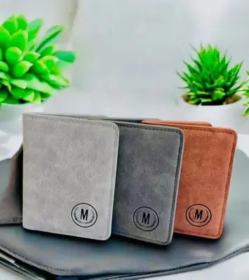 Plain Multicolor Leather Wallet thumbnail 5