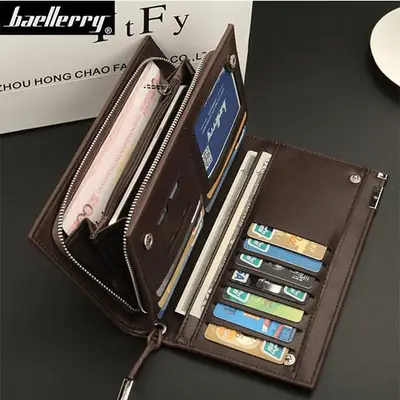 Leather Long Wallet for Men thumbnail 4