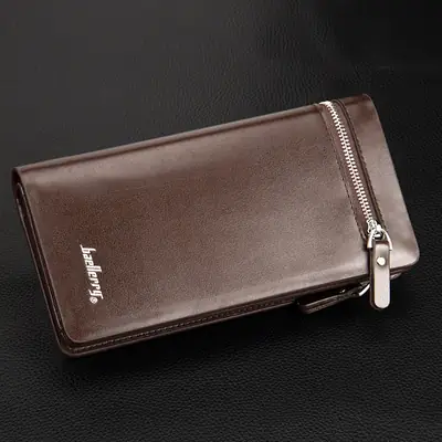 Baellerry Unique Multi-functional Classic Long Business Zipper Wallets for Men thumbnail 6