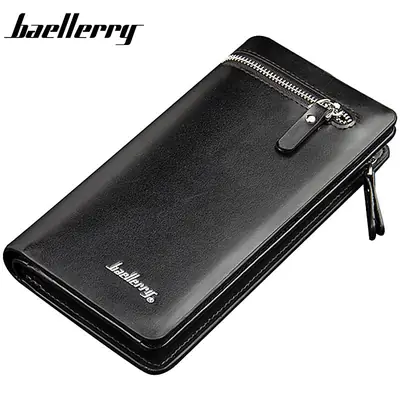 Baellerry Unique Multi-functional Classic Long Business Zipper Wallets for Men thumbnail 8