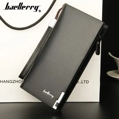 Multi-functional High Quality Long Zipper Business Wallets for Men thumbnail 2