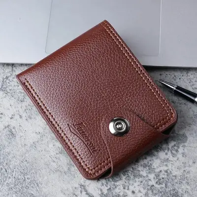 PU Leather Short Wallet for Men thumbnail 6