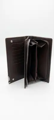 Balenberry Premium Long Wallet – 12 Card Slots, Dual Cash Pockets Black thumbnail 4