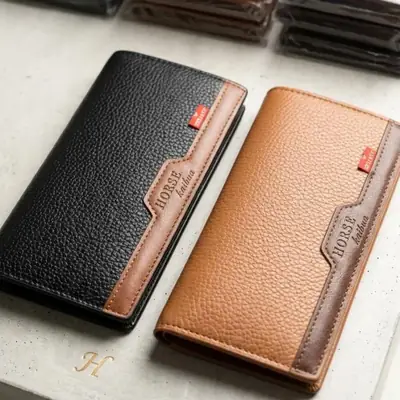 Premium Leather Long Wallet for Men  thumbnail 2