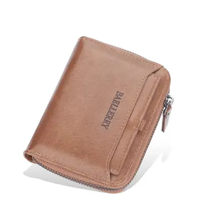 PU Leather RFID Blocking Business Wallet