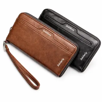 Baellerry Men’s Long Zipper Wallet