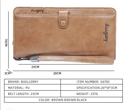 Baellerry Men’s Long Zipper Wallet thumbnail 5