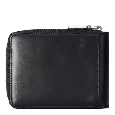 Men's Multi-Layer Folding Genuine Leather Wallet Stylish Card Holder Independent Cash Layer FangShui 10 Cards No Card Holder thumbnail 6
