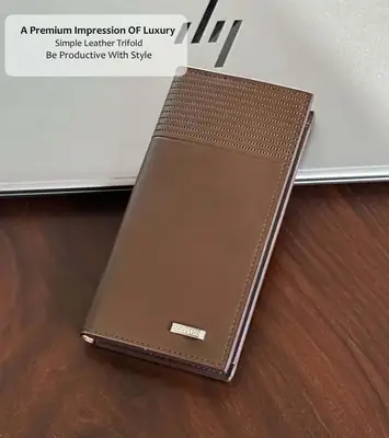 Multi Color Leather Wallet for Men Women Slim Design thumbnail 4