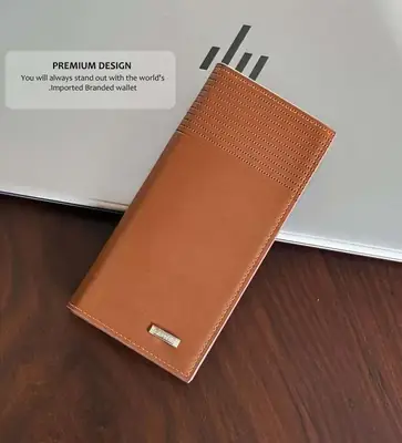 Multi Color Leather Wallet for Men Women Slim Design thumbnail 5
