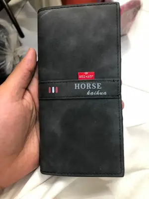 MR Leather Wallet with Zipper | Premium Men's Leather Wallet | Multi-Card Holder | Cash & Coin Pocket | Secure Zip Closure | Color Brown thumbnail 2
