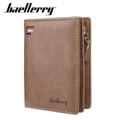 PU Leather Men's Bifold Wallet – Fashion Card Holder