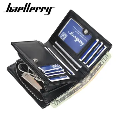 PU Leather Men's Bifold Wallet – Fashion Card Holder thumbnail 2