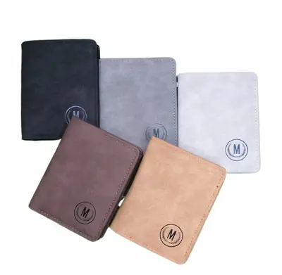 GU II Male Short Thin Man Wallet Providing Stylish Design Comfortable Use Durable Quality