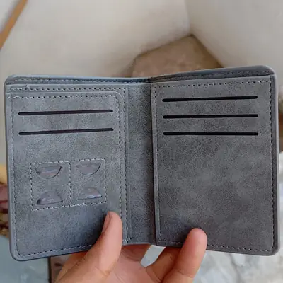 GU II Male Short Thin Man Wallet Providing Stylish Design Comfortable Use Durable Quality thumbnail 2