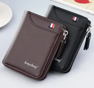 Leather Decent Smart and Long lasting Brown wallet for men