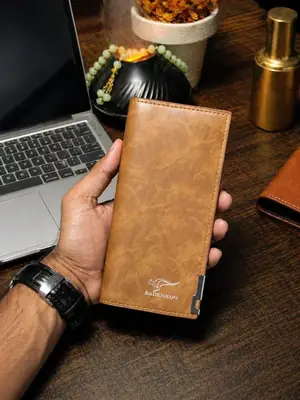 Premium Vintage Leather Long Wallet