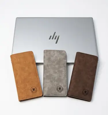 M . long Leather Wallet New Design  October to December 2027