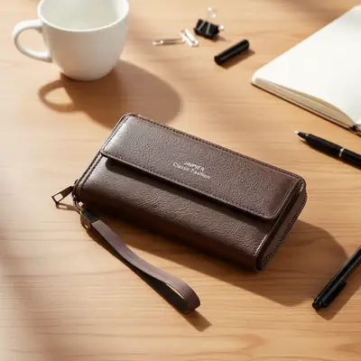 Premium Leather Wallets Black Brown for Men