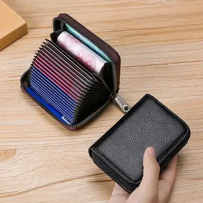 Premium PU Leather Minimalist Long Wallet