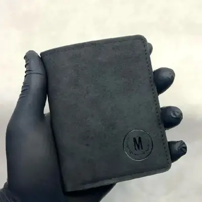 Premium Men's Suede Style Compact