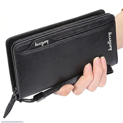 Balebaily Long Wallet for Men & Women with Zipper Pocket