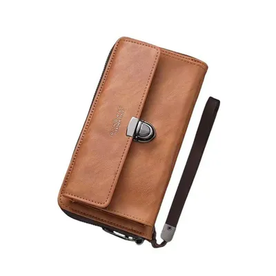 Men’s Large Capacity Wallet With Zipper And Card Slots thumbnail 3
