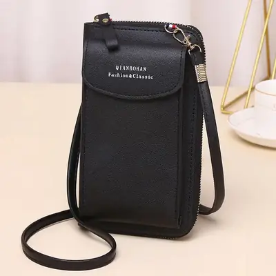Stylish Women's Leather Zipper Wallet - 1 Pc thumbnail 4
