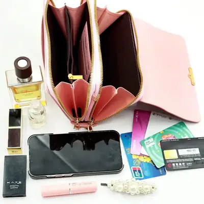 Charsole Large Capacity Double Zipper Wallet for Women - FY870 thumbnail 6