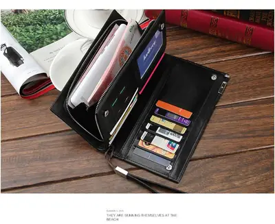 Baellery Long Mobile, Money and Cardholder Wallet for Men & Women thumbnail 4