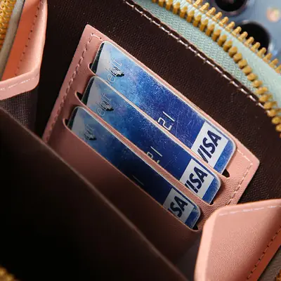 New Arrival Touch Screen Cell Phone case Purse Small Crossbody Lady Handbags PU Leather Women Shoulder Purse Wallet for Phones thumbnail 4