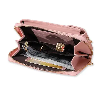 New Arrival Touch Screen Cell Phone case Purse Small Crossbody Lady Handbags PU Leather Women Shoulder Purse Wallet for Phones thumbnail 2