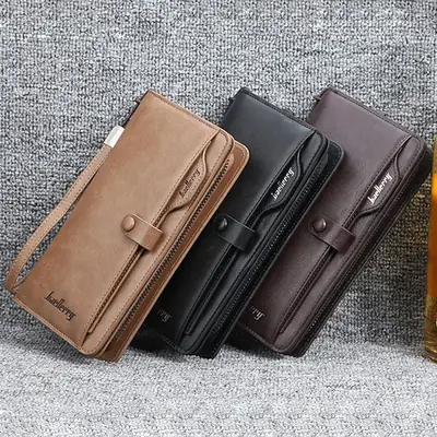 Balebaily Long Zipper & Women PU Leather Wallet 