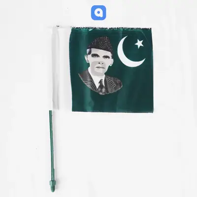 Pack of 12 - Pakistan Flag – For Bike Handle or Office Table Display thumbnail 3