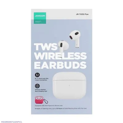Joyroom JR-T03S Plus 4th Generation TWS Bluetooth Earbuds Airpods