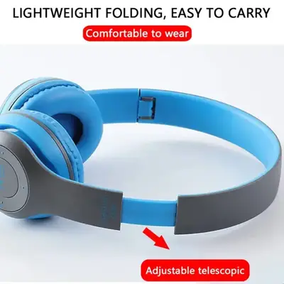 Over Ear P47 High Quality Stereo Wireless Headphone BT Gaming Headset Earpiece Headband Headphone thumbnail 2