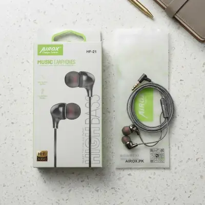 Wired Music Earphone With In Ear Buds And 3.5mm Jack Durable Reliable Clear Sound Practical Choice For Daily Listening