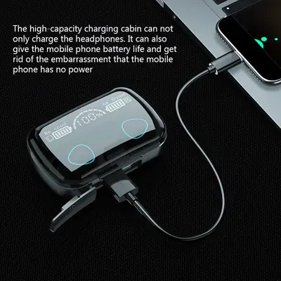 M10 Wireless Earbuds Bluetooth Earphones Noise Cancellation thumbnail 5