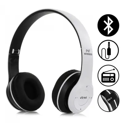 P47 Wireless Bluetooth Headset | Foldable Stereo Headphones