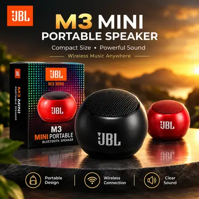 JBL M3 Mini Portable Bluetooth Speaker