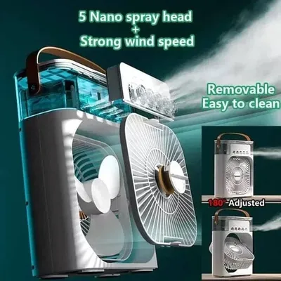 White Air Humidifier Fan 20W Portable thumbnail 4