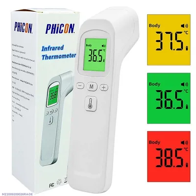 Infrared Forehead Thermometer White 37.5°C Body Temp