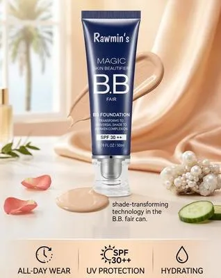 Rawmin's Magic BB Cream High Coverage Glowy SPF 30 — PKR 1,480 – Markaz
